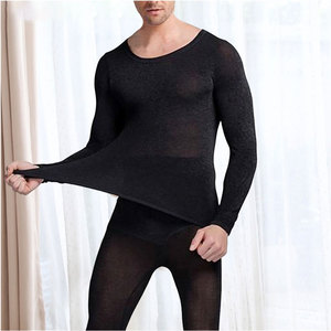Vente en gros de sous-vêtements longs pour hommes, automne/printemps, écologiques, à séchage rapide, respirants, sans couture, confortables, fonction compression, thermiques - Product Image 6