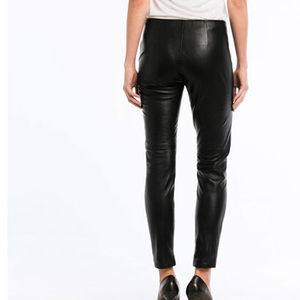 Pantalon cargo en cuir pour femme, prix de gros, vêtement d'hiver, couleur unie, coupe-vent, respirant, couleur et logo personnalisables, prix raisonnable - Product Image 5