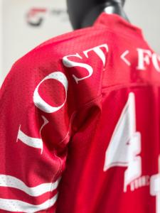 เสื้อยืดแฟนฟุตบอลอเมริกันเสื้อยืดออกแบบได้ตามต้องการหมายเลขโลโก้ทีมฤดูร้อน - Product Image 3