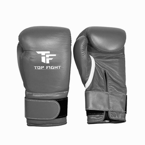 Gants de boxe à lacets de qualité supérieure, très demandés, avec logo personnalisé, en cuir de vachette, pour adultes, respirants, pour la compétition - Product Image 2