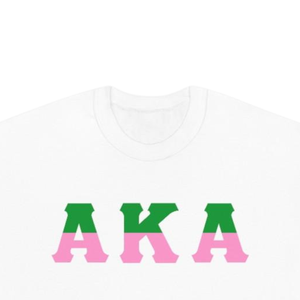   Sudadera de cuello redondo bicolor con letras, blanca con letras griegas verdes y rosas, jersey de forro polar para hermandades - Product Image 6
