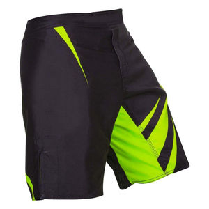 กางเกงมวย MMA สีแดงสำหรับผู้ชายกางเกงมวยผ้านิ่มแห้งเร็วทนทานวัสดุยืดหยุ่นใช้ฝึกฝนฟิตเนสแบบไทย - Product Image 3