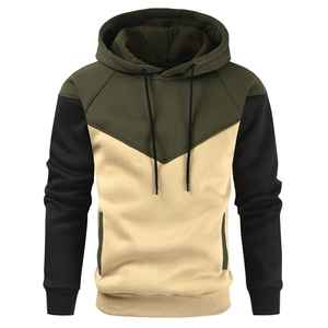 Sudaderas con capucha de algodón 100% de Color sólido para hombre, sudadera cálida de lana, estilo informal de moda callejera con técnicas bordadas - Product Image 3
