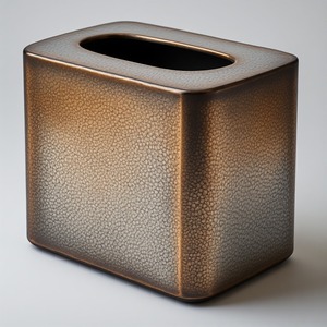 Elegante Caja de Pañuelos Metálica Multifuncional Hecha a Mano Personalizable con Acabado Suave, Forma Atractiva y Durabilidad Prolongada - Product Image 2