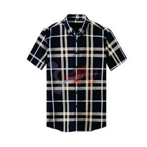 Chemise en flanelle personnalisée de haute qualité pour hommes avec fermeture à bouton en corne Caractéristique anti-boulochage et impression de logo Matériau flexible - Product Image 1