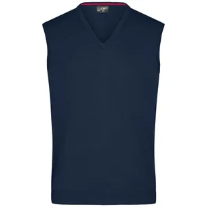 Gilet pull à col en V pour homme, merchandising d'entreprise, polo promotionnel - Product Image 4