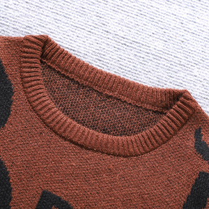 เสื้อสเวตเตอร์ไหมพรมถักหนานุ่มสำหรับผู้ชาย ทรงเข้ารูป ผ้าฝ้าย 100% แขนยาว สวมใส่สบาย เหมาะสำหรับฤดูหนาว - Product Image 6