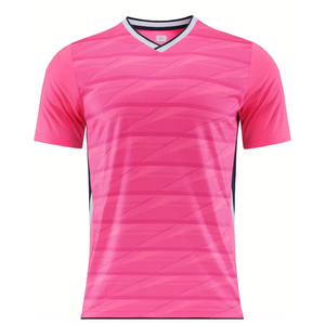 Maillots de football américain pour adultes en gros, coupe automatisée, couleur rose, maillot de football américain léger et respirant - Product Image 4