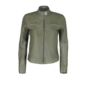 Bon marché Vestes en cuir pour femmes pour dames Mode Nouvelle arrivée Vestes personnalisées en vrac Quantité Veste en cuir véritable - Product Image 4