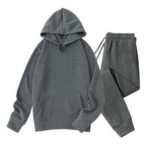 Chándal para hombre, conjunto de 2 piezas, chándales deportivos, sudaderas con capucha de manga larga, sudadera y pantalones de chándal, traje de otoño e invierno - Product Image 2