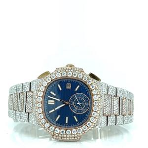 Reloj de diamantes unisex de lujo con logotipo personalizado de alta demanda con logotipo personalizado disponible a un precio asequible desde la India - Product Image 5