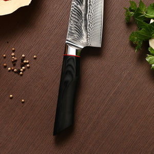 Cuchillos de Carnicero de Acero Damasco con Mango G10 Extra Afilado y Acabado de Alto Brillo para Mano Derecha, de Alta Calidad - Product Image 5