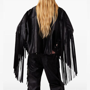 Street Style Suede Tassel Veste Vintage Western Outerwear - Product Image 5