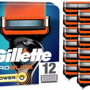GilletteFusion 5 Razor <b>Blades</b>, 18 Replacement <b>Blades</b> for Men's Wet Razors with 5 <b>Blades</b> / Gillette <b>Fusion</b> 5 <b>Blade</b>, 12 Cartridges - Product Image 1