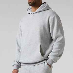 Survêtement en molleton de coton lourd pour hommes de qualité supérieure Sweat à capuche et pantalon de survêtement avec survêtement imprimé brodé 3D - Product Image 4