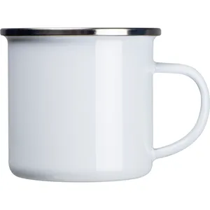 Mug émaillé vintage personnalisé pour articles promotionnels - Product Image 2