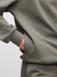 Nouvel arrivage Maillot décontracté personnalisé pour femmes Half Zip Sage Drop Shoulder Deux pièces Survêtement pour femmes Gym Training & Streetwear - Product Image 4