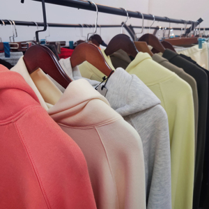 เสื้อสเวตเตอร์สวมหัวแบบสวมหัวผ้าฝ้าย100% ใส่ได้ทั้งชายและหญิงเสื้อฮู้ดผ้าเฟรนช์เทอร์รี่ปักโลโก้ได้ตามต้องการ - Product Image 5