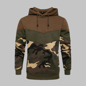 Fabrication sur mesure, design personnalisé, sweat-shirts à capuche pour hommes, vente chaude d'hiver, décontractés, 100% coton, poche, coupe régulière, pull à capuche uni - Product Image 1