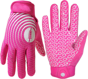 Gants de Football Américain Professionnels Personnalisés pour Jeunes, en Polyester et Spandex, Antidérapants, Protection UV, Vente en Gros - Product Image 5