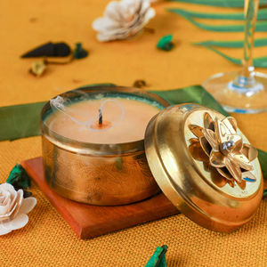 Trending Candle Jar made of metal with leather covered <b>for</b> home decoration provided bulk from india by HHO - Product Image 4