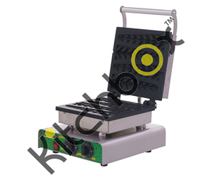 Kitchbox Industrial Commercial Stainless Steel Non-Stick Triangle Stick <b>Waffle</b> <b>Maker</b> 1750W - Product Image 3