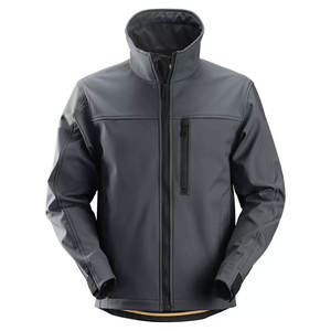 Hot Selling Custom Embroidery Logo Waterproof Zipper <b>Soft</b> <b>shell</b> <b>Jacket</b> Polyester Coats Windbreaker <b>Jacket</b> for <b>Men</b> - Product Image 4