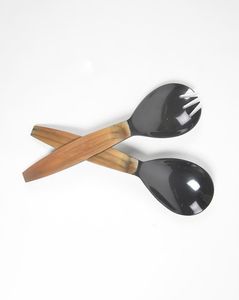 Cuillères en corne de buffle fabriquées en Inde pour caviar oeuf thé sucre sel poivre pour café et thé - Product Image 3