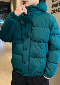 Service OEM, veste matelassée pour homme avec logo personnalisé, tendance, veste longue, veste d'hiver chaude, doudoune pour homme - Product Image 2