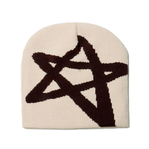 Usine directement fournir personnalisé de haute qualité 100% acrylique personnalisé Jacquard tricoté à revers bonnet chapeau d'hiver - Product Image 6