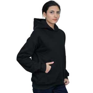 Nessun dazio di importazione Pullover di cotone americano nero felpa con cappuccio da donna in morbido pile personalizzabile Streetwear caldo Casual felpa USA