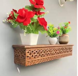 Étagère décorative en bois étagères de rangement murales pour la maison hôtels salon cuisine salle de bain accessoires de décoration en gros - Product Image 4