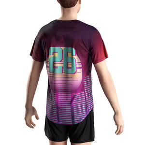 Lightweight Sublimation Printed <b>Baseball</b> Jersey Moisture-Wicking Four-Way Stretch Eco-Friendly 100% Polyester Mesh Fabric-Custom - Product Image 6