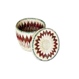 Hot selling Woven Tabletop Food Storage Poly handmade Natural Moonj Grass Basket At Wholesale <b>Cheap</b> Price - Product Image 6