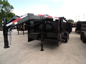 2025 Sure Track 7X14X4 Remolque volquete 14K Tele 4 'High Sid Farm Trailer para componentes de núcleo de tractor incluye Motor de engranaje nuevo usado - Product Image 4