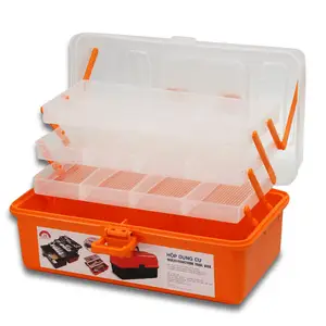 Boîte à outils Portable en plastique, vente en gros, boîte à outils de rangement de haute qualité, us pour le meilleur prix