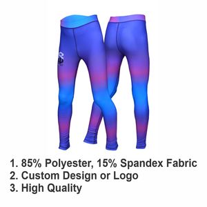 Mallas de yoga transpirables de secado rápido personalizadas, mallas deportivas de compresión para correr para mujer, mallas de yoga sin costuras de moda de cintura alta - Product Image 5