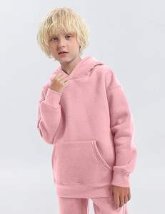 Sweat à capuche confortable pour enfant au quotidien, en tissu polaire 100% polyester doux, conçu pour un confort tout au long de la journée et un style d'automne ludique - Product Image 4