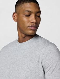 Camiseta de Manga Corta con Cuello Redondo y Logotipo de Algodón para Hombre - Product Image 4