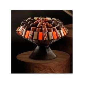 Elegante Cuenco para dulces de servir chocolate, cuenco para servir chocolate de Metal negro de la mejor calidad para mesa de comedor y uso en restaurantes - Product Image 1