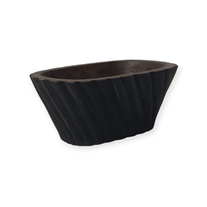 Mini cuenco de mesa de estilo moderno para decoración del hogar, portavelas relleno de cera tallada a mano de madera de Mango Natural negro para Decoración - Product Image 1