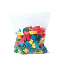 U.S.L. Juguete Educativo de Animales, Bloques de Construcción, Juego de 110 Piezas de Plástico LDPE para Edades de 5 a 7 Años, Unisex