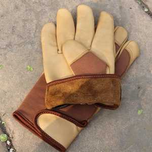 Gants de jardinage en cuir pour hommes et femmes, dextérité, sécurité, gants de travail, gants de jardin imperméables, LOGO PERSONNALISÉ - Product Image 4
