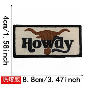 Jianxing Overlock Sticker Cross-Border English Letter Embroidery Patch for Hat Clothing Bag Decorations Computer Embroidery - Product Image 3