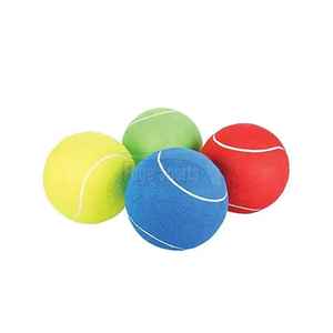 Pelota de tenis de buena calidad para entrenamiento 100%, pelota de tenis estándar de competición de goma sintética, precio bajo a la venta - Product Image 1