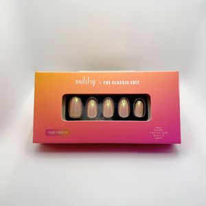 Adesivo per Unghie 2 in 1 Effetto Lucciola Rosa, Decalcomania Rimovibile per Smalto - Product Image 3