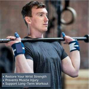 Poignets de poignet respirants de qualité supérieure à réglage de haute qualité sangles de levage enveloppes de poignet à main robustes de qualité professionnelle - Product Image 4
