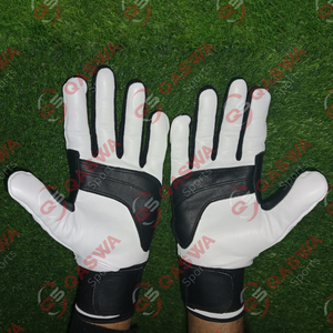 Long Cuff <b>Hook</b> & Loop Closure Leather Baseball Batting Gloves Adjustable Lightweight Ambidextrous Durable Eco-Friendly - Product Image 4
