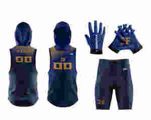 Uniformes de drapeau 7on7 personnalisés avec nom et numéros de l'équipe Uniformes de football 7V7 personnalisés par sublimation de qualité supérieure - Product Image 4