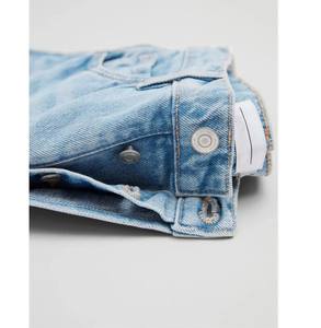 กางเกงขาสั้นผ้ายีนส์ทรงตรงสไตล์วินเทจสำหรับผู้หญิงกางเกงขาสั้นระบายอากาศทรงหลวมดีไซน์ใหม่ล่าสุด - Product Image 4